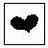 Black heart-shaped icons with gray arrows in various configurations on white backgrounds.