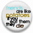 Circular icon with light gray background and blue, black, gold text elements arranged in a wordwall layout.