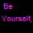 Pixelated text fragments in multiple colors on a black background, with one gray rectangular area.