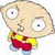 Pixelated cartoon character with large eyes and red shorts standing next to bold text reading "Victory is mine" on a white background.
