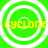 Four identical green circular icons with white concentric rings and yellow text reading 'cyclone' on a green background.