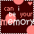 Dark red background with pink heart shapes and repeated text 'can i be your memory' in white and orange pixelated font.