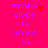 A bright pink background displays purple text reading "wanna elope to africa <3" with animated red heart and dot effects.