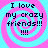 Four identical pixelated display text over a pink and cyan spiral background with no visible animation changes