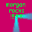 A static image with four identical text blocks on a pink background, each displaying 'morgon rocks !!!!!!!' in green pixelated text with a blue glow effect. The text is arranged in a square formation with blue light beams connecting the blocks. The image has no visible motion or animation changes. The text is rendered in a retro digital style with sharp pixel edges and a limited color palette of pink, green, and blue. The overall composition is symmetrical with equal spacing between the text blocks. The blue light beams create a glowing effect that connects the top and bottom text blocks horizontally and vertically. The image appears to be a digital graphic with a simple, repetitive design pattern. The text 'morgon rocks !!!!!!!' is consistently displayed in all four corners of the image.