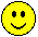 Four yellow circular pixel art faces with black eyes and mouths, each showing distinct nose variations against a gray background.