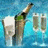 A bottle pours liquid into two glasses against a blue background, with text reading "I'LL DRINK TO THAT" and "2008" in pixelated font.