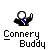 identical pixel-art icons showing a figure with white hair and blue tie, each labeled 'Connerry Buddy' beneath the icon