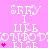 Pink background with repeated white text 'SORRY I LIKE NOBODY ELSE' and small pink hearts, some frames show heart animations.