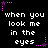 Pixelated text repeats across a black background with pink star and dotted line accents.