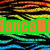 Animated icon with four distinct sections: top-left shows colorful abstract waves, top-right has pink and black stripes with a white heart, bottom-left displays a yellow smiley face, and bottom-right is gray.