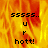 Animated icon with fiery background displaying 'sssss.. U R hott!' text, transitioning from full fire to partial