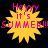 Yellow sunburst shape with pink text reading 'Heyy it's SUMMER!!!' on black background, four identical copies