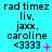 A static digital image displays repeated text and symbols on a cyan background with pixelated black lettering.
