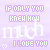A 4-frame animated contact sheet of a purple-themed buddy icon with pixelated text and heart symbols.