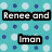 Pixelated text on four distinct patterned backgrounds: cyan with blue/white dots, white with brown/cyan/yellow dots, light green with dark green squares, and gray.