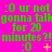 Green text on bright pink background repeats ':-0 ur not gonna talk for 20 minutes?!' with animated yellow symbols below each phrase.
