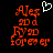 Pixelated red text on black background reads 'Alex and Ivy and forever' with a white heart symbol above 'Alex' in the left view.
