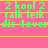 Green pixelated text on pink background with yellow horizontal lines, repeating '2 kool 2 talk leik dis 4ever' in two across multiple