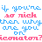 Pixelated text in blue and pink on white background reads "if you're so rich then why are you on iconator?" with a smaller adjacent phrase "yea, thought so.".
