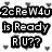 Pixelated text and abstract shapes in a with black, white, blue, and gray colors