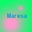 Four- shows 'Maresa' text with shifting pink light effects on green background
