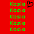 Red background with green pixelated text 'Kasia' repeated in a , one instance featuring a black pixelated heart symbol above it