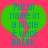 Green heart-shaped icon with blue text on pink background, displaying 'Put ur name in a circle it won't break.'