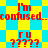 Red text on blue and yellow background with two distinct animation states showing different patterns of yellow shapes.