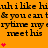 Animated orange background with black text repeating 'uh i like hiuh i like hiuh i like hi' and 'you can t& you can t& you can t' and 'my crytime my crytime my crytime my' and 'meet his meet his meet his', with red heart symbols appearing and disappearing in vertical stacks.