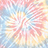 A split-screen icon with a pastel tie-dye pattern on the left and bright pink background with pixelated text 'early<33' on the right.