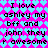 Pixelated text on a heart-patterned background with color gradient from cyan to magenta.