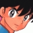 Pixelated anime-style character face with black hair and large eyes, next to black background with white text 'Anime IM' and 'com'