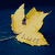 A static image divided into four quadrants showing a yellow leaf, text about loving someone, a black-and-white shoe with 'I DO' on the sole, and colorful text fragments.