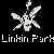 Animated contact sheet of Linkin Park-themed AIM buddy icons showing various logo variations, symbols, and text elements across 25 frames arranged in a 5x5 grid.