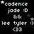 A black background displays repeated white text and symbols in a pattern, with animated star changes across observations