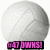 A static image shows a large white ball on the left and a black puma silhouette on the right, with pink text below each element.