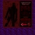 Dark silhouette of a figure with outstretched arms against a reddish-brown background, next to a vertical dark panel with horizontal sections and a small red rectangular element at the bottom.