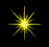 Six star-shaped animated icons with glowing centers and radiating lines in yellow, orange, red, purple, pink, blue, cyan, and green on black backgrounds.
