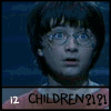 nine shows a character with round glasses and dark hair against a blue background, with text reading '12 CHILDREN?!?!' in the bottom-left corner of each