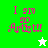 Pixelated text "I am 2D Artist!!" in pink on green and white backgrounds with a white star and green star icon.