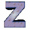 Six purple Z-shaped icons with light brown patterns and dark blue outlines arranged in two on a light gray background