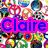 A colorful collage of circular icons with a prominent pink 'Claire' text overlay, alongside a basketball and snowboarding scene.
