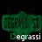 Green street sign-shaped icon with 'DEGRASSI ST' text above white 'Degrassi' text, displayed in a