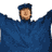 Pixelated static icon of a person in blue attire with arms raised against white background, featuring visible dithering and anti-aliasing artifacts.