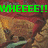 Pixelated image with green text overlays on a red and brown background showing partial phrases like 'WHEEEE!!' and 'FAWKES'