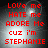 Red pixelated text on a dark gray gradient background with two bright light spots, arranged in four