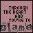 pixelated text-based icons on a muted pink background, displaying variations of phrases like "SHOT THROUGH THE HEART AND YOU'RE TO" and "DARLIN' YOU GIVE A BAD NAME," with partial lettering and repeated "love" symbols