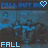 Animated contact sheet of a Fall Out Boy-themed buddy icon with blue pixelated text and heart symbols over blurred band imagery.