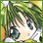 A pixelated anime-style character with green hair and teal eyes appears on the left side of a contact sheet, while the right side displays "Anime IM" text in white pixel font over black background.